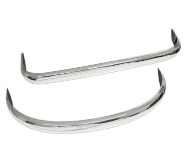 Stoßstange vorne und hinten Edelstahl poliert wie verchromt VW Bus T1 Bully Samba Stoßstange 211707305B 211707105D auch Brasil T1